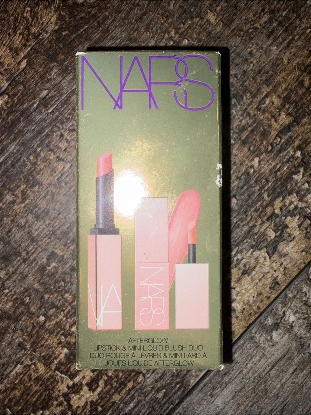 NARS AFTERGLOW LIPSTICK AND MINI BLUSH DUO